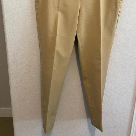 Talbots Chatham Ankle Pant Khaki Tan size 10P - Picture 2 of 10